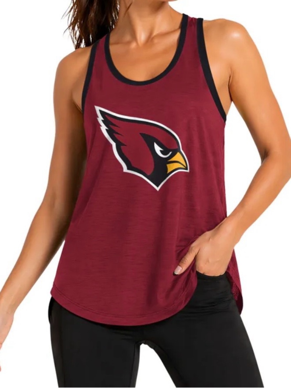 GH4Her- Fanatics-Arizona Cardinals Women's Racerback Tank Top